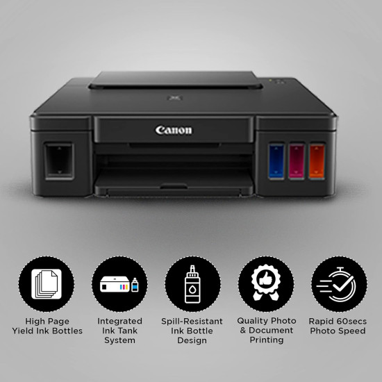 Canon PIXMA MegaTank G1010 Single Function Ink Tank Colour Printer