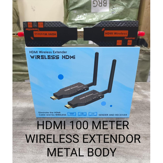 HDMI Wireless Range Extender Plug and Play Long Range Transmitter and Receiver 4K 1080P Full HD Wireless HDTV Extender Adapter