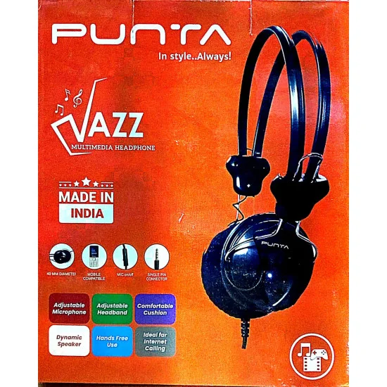 PUNTA Headphone Punta Jazz Multimedia Headphone Headband